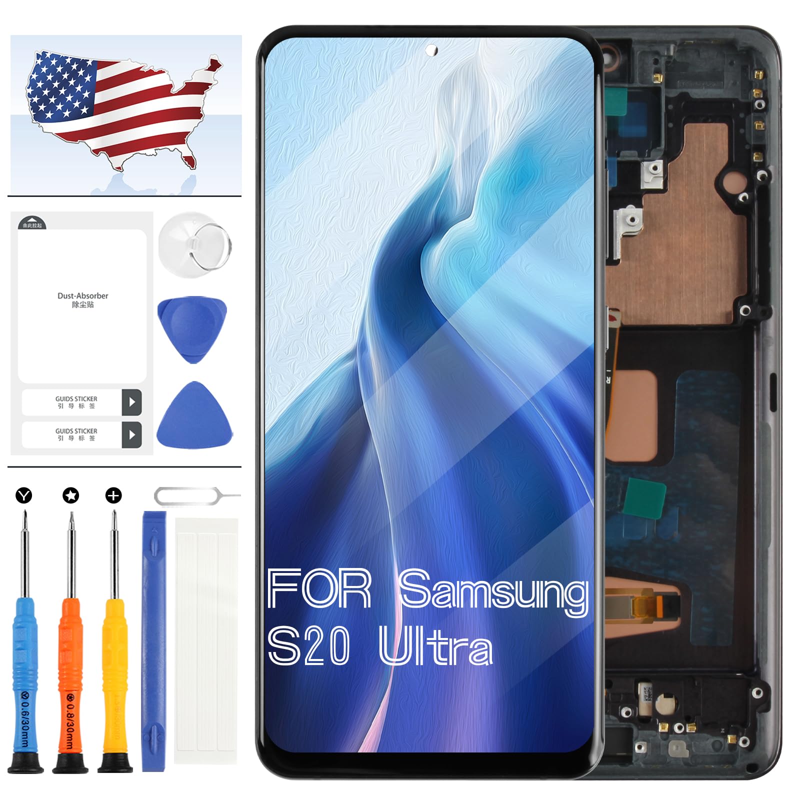 Amazon.com: for Samsung Galaxy S20 Ultra 5G Screen Replacement